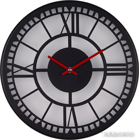 Настенные часы Рубин Классика 3230-003 (черный)