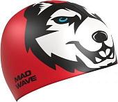 Шапочка для плавания Mad Wave Husky (красный)