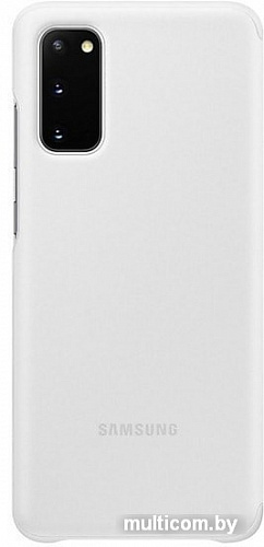Чехол Samsung Smart Clear View Cover для Galaxy S20 (белый)