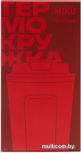 Термокружка Miku 510мл (красный)