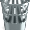 Корзина для бумаг Erich Krause Classic 9 л 55937 (серебряный)
