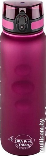 Бутылка для воды Elan Gallery Style Matte 1л 280144 (бургундия)