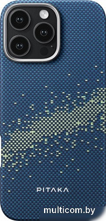 Чехол для телефона Pitaka StarPeak Tactile Woven для iPhone 16 Pro Max (синий)