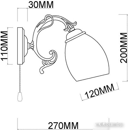 Бра Myfare Biene MR1520-1W