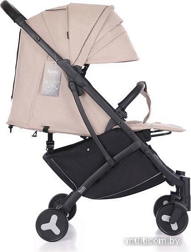 Коляска прогулочная «книга» Nuovita Fiato (бежевый/черный)