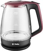 Электрочайник Delta DL-1331 (черный/красный)