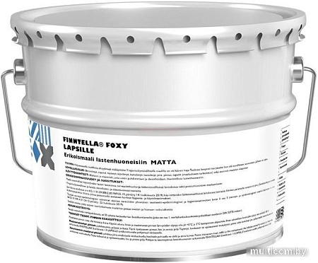 Краска Finntella Foxy Lapselli Matte Kuilu F-50-1-3-FL298 2.7 л (серый)