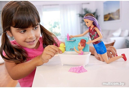 Кукла Barbie Skipper Babysitters INC Dolls & Playset FXH05