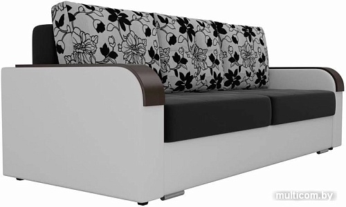 Диван Лига диванов Мейсон 102148 (черный/белый/серый)