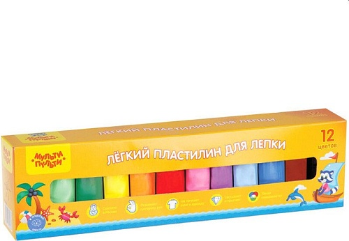 Пластилин легкий Мульти-пульти ЛП_38966 (12 цв)
