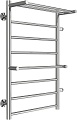 Полотенцесушитель TERMINUS Аврора П8 500х800 (с 2 полками и боковым подключением 500)