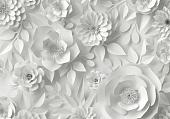 Фотообои Citydecor Цветы модерн 3D с защитным покрытием 200x140