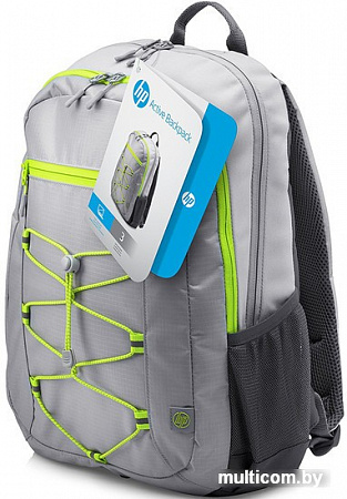 Рюкзак HP Active (серый/зеленый)