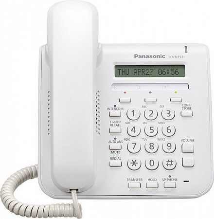 Проводной телефон Panasonic KX-NT511A White