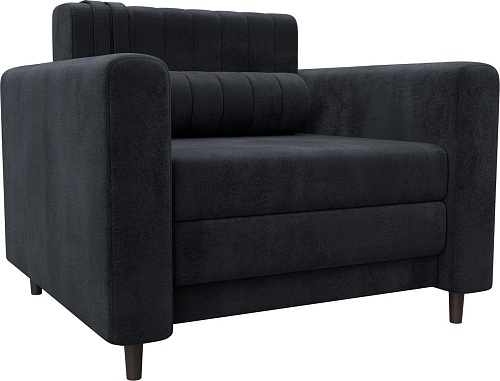 Кресло-кровать Лига диванов Лига-070 132555 (велюр Tower 11 темно-серый)