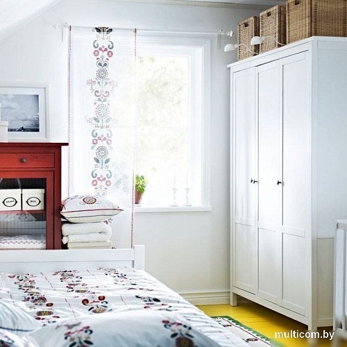 Шкаф распашной ММЦ Кантри 30 (белый лак)