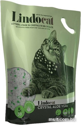 Наполнитель LindoCat Crystal Aloe Vera 5 л