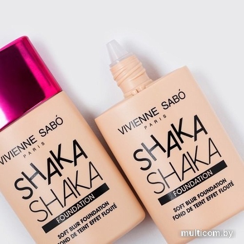 Тональный крем Vivienne Sabo Shaka Shaka с натуральным блюр-эффект (тон 01 светло-бежевый)