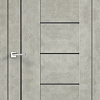 Межкомнатная дверь Velldoris Loft 3 60x200 (бетон светло-серый, мателюкс графит)