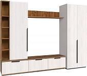 Стенка Олмеко Селена (анкор светлый/дуб вотан)