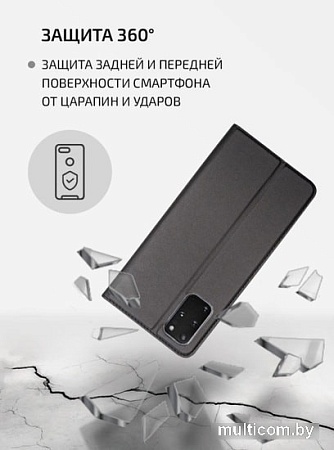 Чехол VOLARE ROSSO Book Case для Samsung Galaxy S20+ (черный)