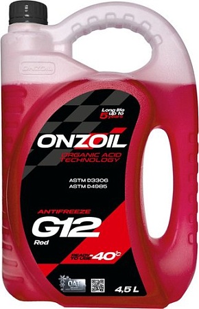 ONZOIL G12 (4.5л, красный)