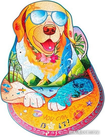 Пазл Wood Trick Лабрадор-серфингист