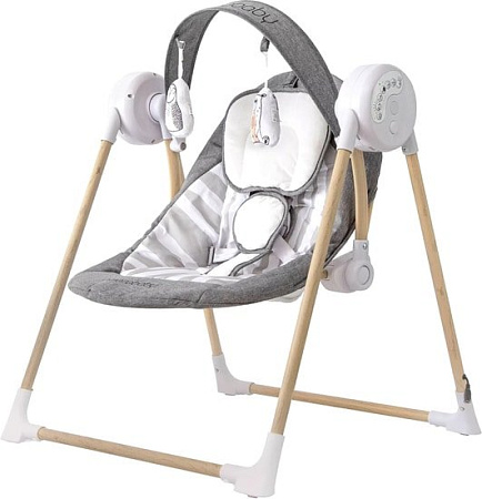 Качель Amarobaby Wooden Swing (серый)