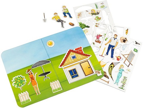 Развивающая игра Bondibon Магнитный театр. Наша дача ВВ4410