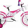 Детский велосипед Stark Tanuki 16 Girl 2021 (белый/розовый)