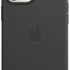 Чехол Apple MagSafe Leather Case для iPhone 12 Pro Max (черный)