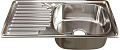 Кухонная мойка Mixline 530530 (правая, полированная, 0.6 мм)