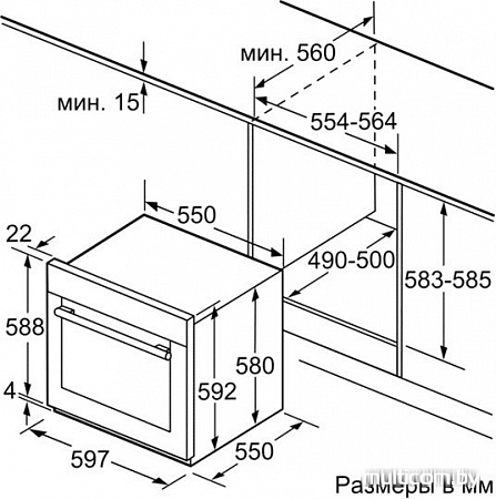 Духовой шкаф Bosch HGN10G060