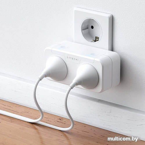 Умная розетка Satechi Dual Smart Outlet EU