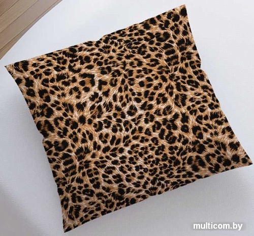 Чехол на подушку JoyArty Расцветка леопарда sl_41737850