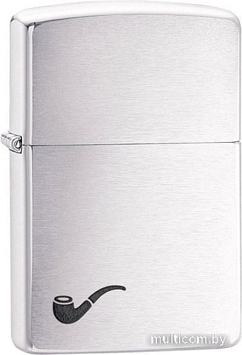 Зажигалка Zippo Pipe Brushed Chrome 200PL-000063
