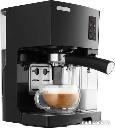 Рожковая помповая кофеварка Sencor SES 4050SS (черный)