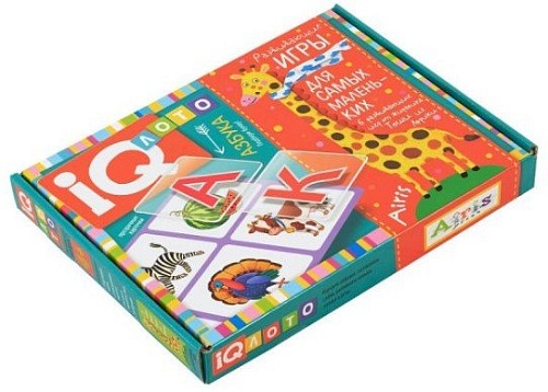 Развивающая игра Айрис-Пресс IQ Лото. Азбука. Подбери букву 27381