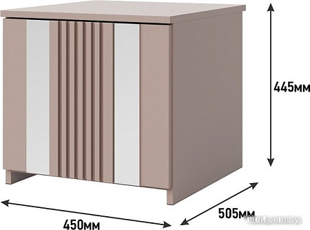 Тумба КМК Мебель Харди КМК 0965.22 (капучино/SAT 13 капучино)