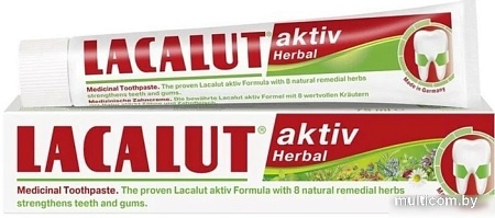 Зубная паста LACALUT Aktiv Herbal 75 мл