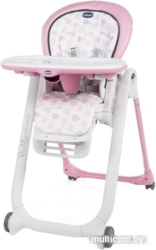 Стульчик для кормления Chicco Polly Progres5 (розовый)
