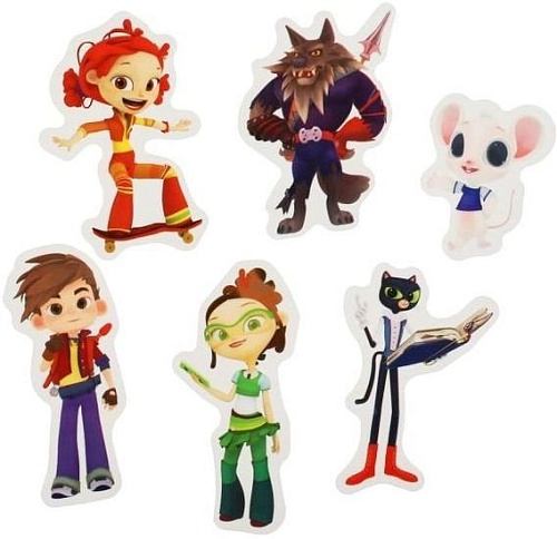 Развивающая игра Умные игры Любимые герои. IQ липучки Сказочный патруль 4680107906564