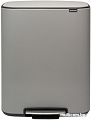 Brabantia Bo Pedal Bin 60 л (минерально-серый)