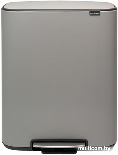 Brabantia Bo Pedal Bin 60 л (минерально-серый)