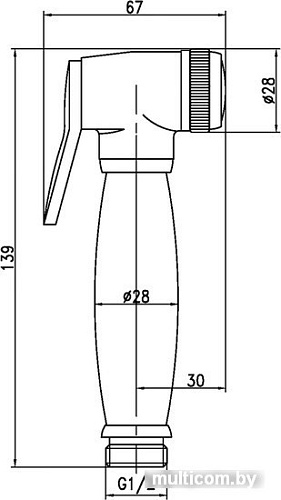 Гигиенический душ Lemark LM8047B