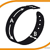 Ошейник Ferplast Lux C20/35 76030217 (черный)