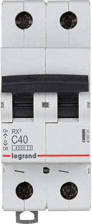 Legrand RX3 2P C 40A 4.5кА 2M 419701