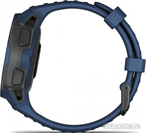 Умные часы Garmin Instinct Solar (голубой прилив)