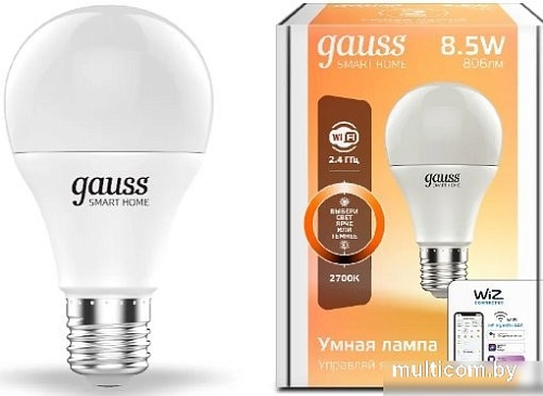 Светодиодная лампочка Gauss Smart Home 1050112