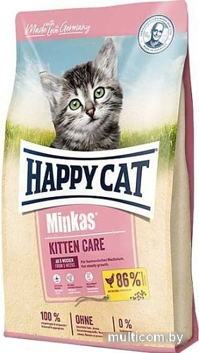 Сухой корм для кошек Happy Cat Minkas Kitten Care 10 кг